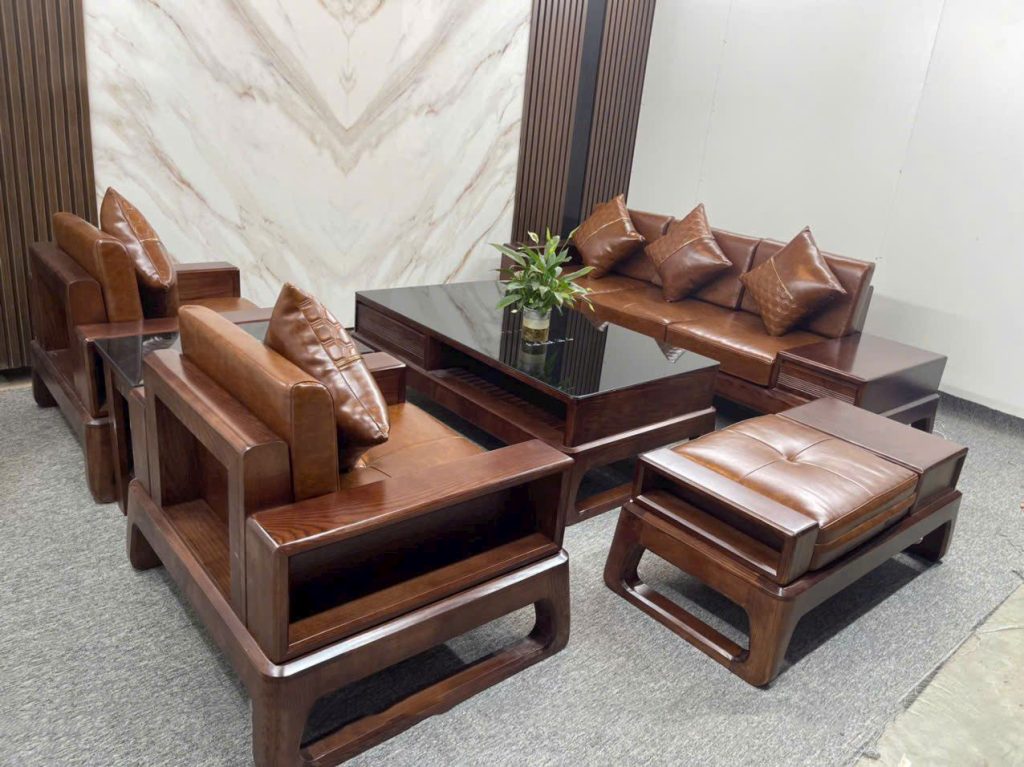 NỘI THẤT PH&Ograve;NG KH&Aacute;CH GỖ TỰ NHI&Ecirc;N – TINH TẾ v&agrave; ĐẲNG CẤP - ảnh 5