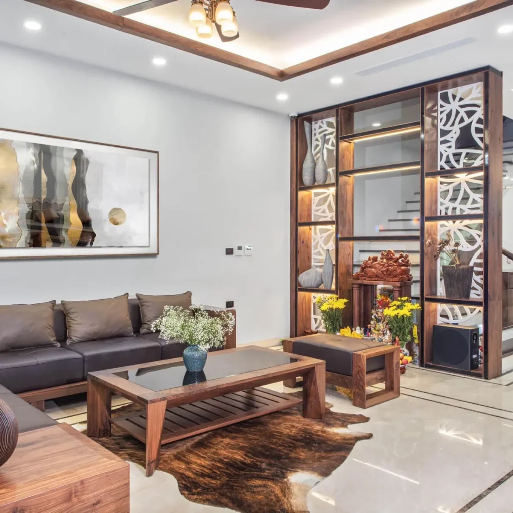 NỘI THẤT PH&Ograve;NG KH&Aacute;CH GỖ TỰ NHI&Ecirc;N – TINH TẾ v&agrave; ĐẲNG CẤP - ảnh 13