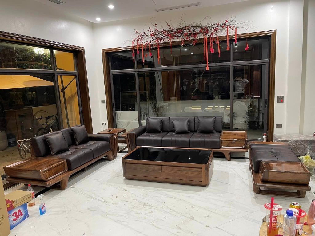 NỘI THẤT PH&Ograve;NG KH&Aacute;CH GỖ TỰ NHI&Ecirc;N – TINH TẾ v&agrave; ĐẲNG CẤP - ảnh 7
