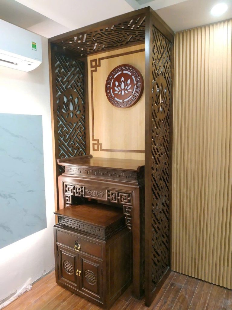 Tạo Không Gian Thờ Cúng Trang Nghiêm và Sang Trọng Cùng Nội Thất Hoàng Khôi - Hoàng Khôi Furniture Tạo Không Gian Thờ Cúng Trang Nghiêm và Sang Trọng Cùng Nội Thất Hoàng Khôi - ảnh 2