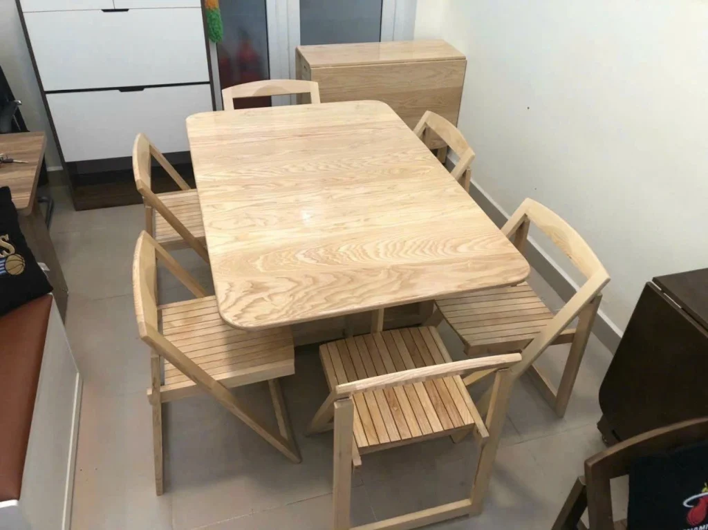 BÀN ĂN GẤP GỌN THÔNG MINH – HIỆN ĐẠI CHO MỌI GIA ĐÌNH - Hoàng Khôi Furniture BÀN ĂN GẤP GỌN THÔNG MINH – HIỆN ĐẠI CHO MỌI GIA ĐÌNH - ảnh 10