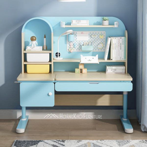 Bàn Học Chống Gù Cao Cấp (120x60) GMH91 Sự Lựa Chọn Hoàn Hảo Cho Bé Yêu