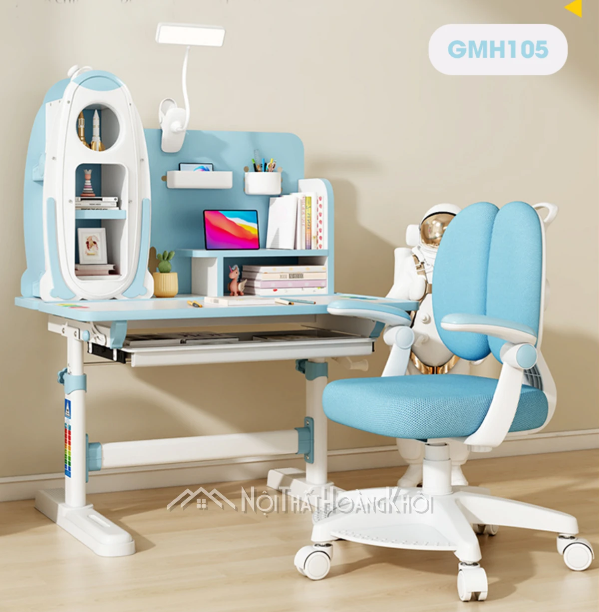 Bộ bàn học Phi Hành Gia Vũ trụ GMH105 vun mầm ước mơ 70 Bộ bàn học Phi Hành Gia Vũ trụ GMH105 vun mầm ước mơ 70
