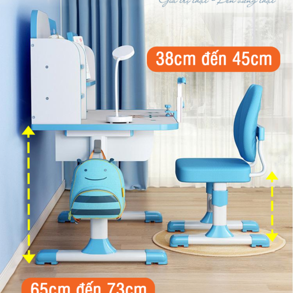 Bộ Bàn Học Chống Gù Thông Minh GMH64 Bảo Vệ Cột Sống Cho Bé - Ảnh 7