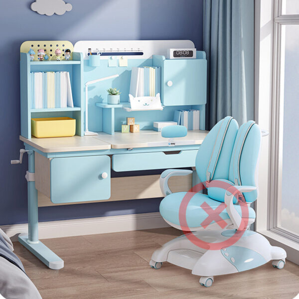 Bàn học chống gù cao cấp nâng hạ mặt bàn nghiêng đến 60 độ GMH90