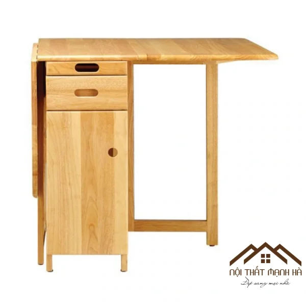 Alternative view of Bàn Ăn Thông Minh Gấp Gọn GMH114 Gỗ Tần Bì Tự Nhiên, Tiết Kiệm Không Gian
