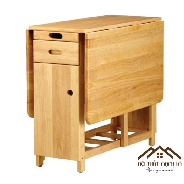 Bàn Ăn Thông Minh Gấp Gọn GMH114 Gỗ Tần Bì Tự Nhiên, Tiết Kiệm Không Gian