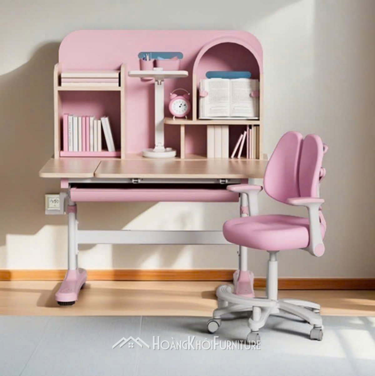 Bộ Bàn Ghế Chống Gù Thông Minh kích thước 90 x 60 63 Bộ Bàn Ghế Chống Gù Thông Minh kích thước 90 x 60 63