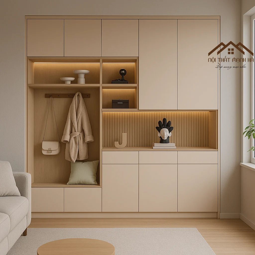 Tủ Để Gi&agrave;y D&eacute;p Kết Hợp Trang Tr&iacute; V&agrave; Chỗ Ngồi Ho&agrave;n Hảo Cho Mọi Kh&ocirc;ng Gian - ảnh 1