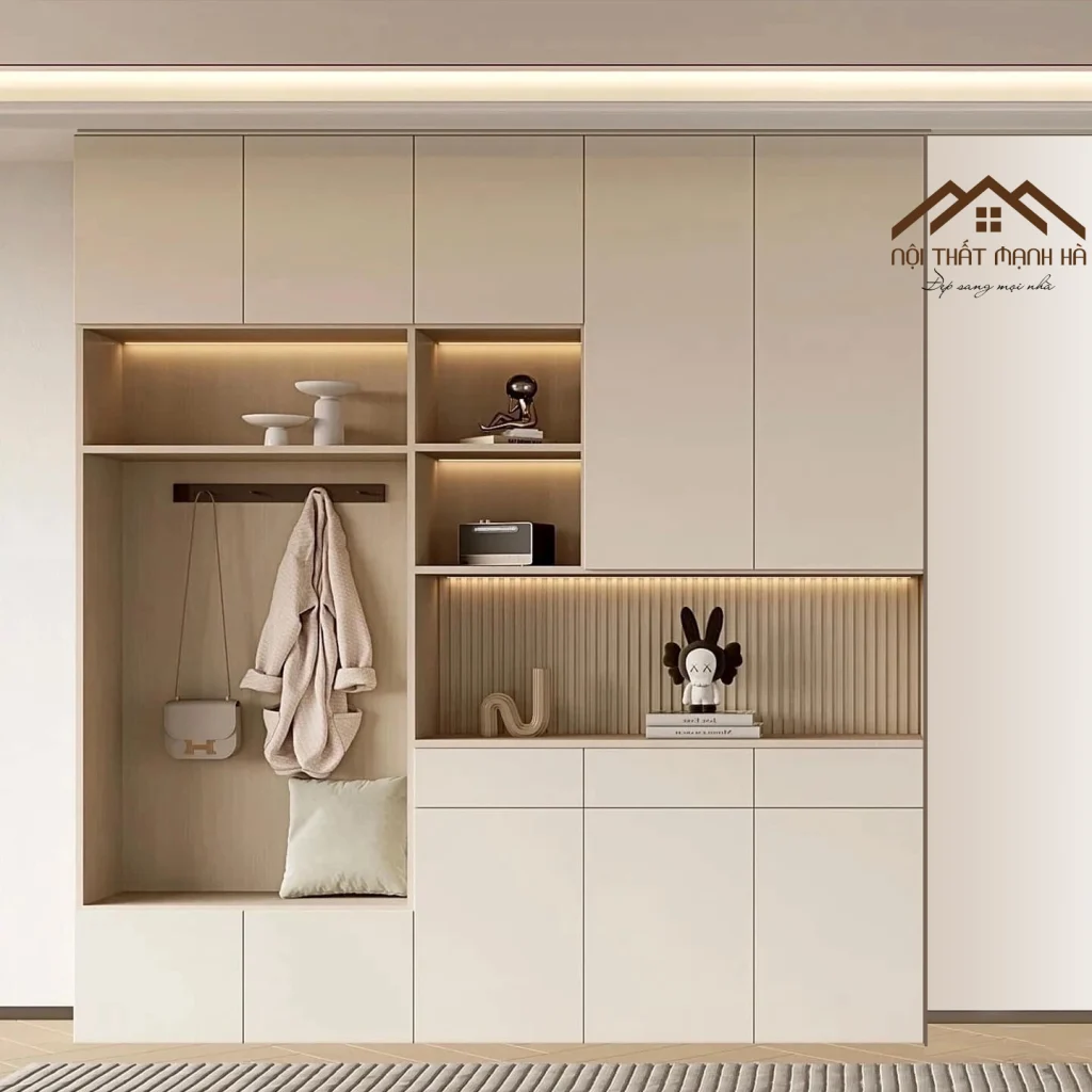 Tủ Để Gi&agrave;y D&eacute;p Kết Hợp Trang Tr&iacute; V&agrave; Chỗ Ngồi Ho&agrave;n Hảo Cho Mọi Kh&ocirc;ng Gian - ảnh 2