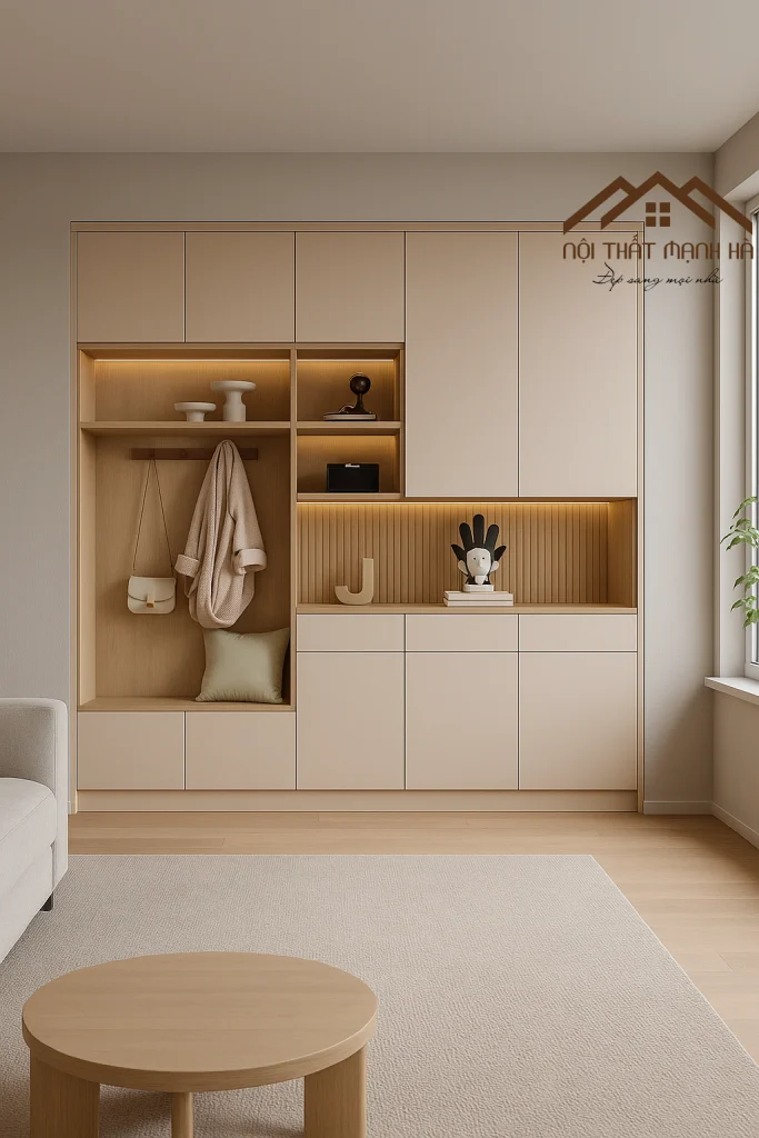 Tủ Để Gi&agrave;y D&eacute;p Kết Hợp Trang Tr&iacute; V&agrave; Chỗ Ngồi Ho&agrave;n Hảo Cho Mọi Kh&ocirc;ng Gian - ảnh 3
