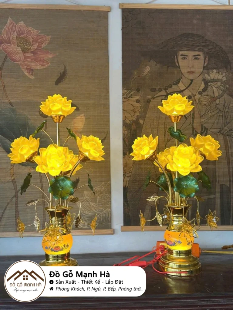 Đ&egrave;n Thờ Hoa Sen Pha L&ecirc; 5, 7, 9 B&ocirc;ng Đẹp &ndash; Gi&aacute; Tốt Nhất - ảnh 1