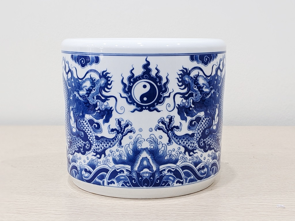 Bát Hương-Gốm sứ Bát Tràng men xanh 60 Bát Hương-Gốm sứ Bát Tràng men xanh 60
