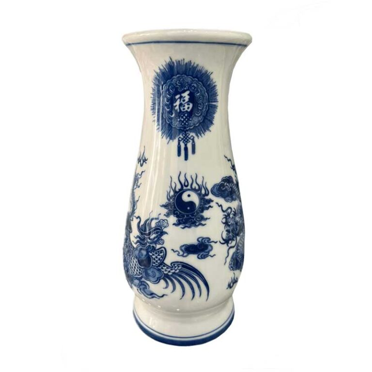 Lọ Hoa-Gốm sứ Bát Tràng men Xanh lam 60 Lọ Hoa-Gốm sứ Bát Tràng men Xanh lam 60