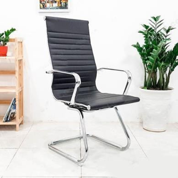 Ghế da lưng cao chân quỳ khung kim loại chắc chắn 39