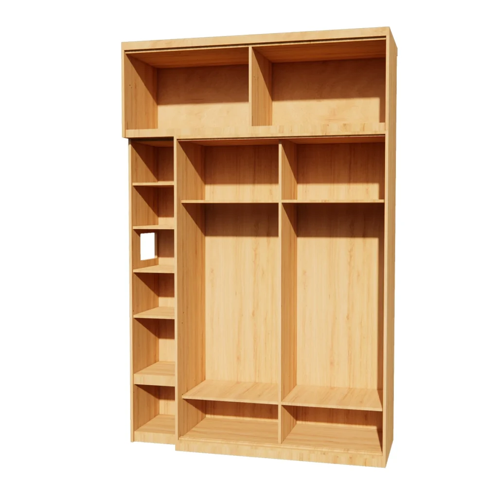 Tủ Quần Áo 2 Cánh Lùa MDF Lõi Xanh Chống Ẩm – Cao Kịch Trần 2m6 Hiện Đại - Hoàng Khôi Furniture Tủ Quần Áo 2 Cánh Lùa MDF Lõi Xanh Chống Ẩm – Cao Kịch Trần 2m6 Hiện Đại - ảnh 2