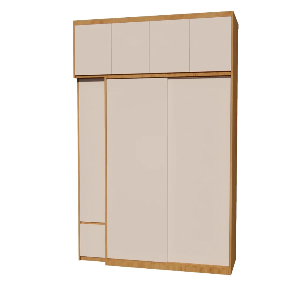 Tủ Quần Áo 2 Cánh Lùa MDF Lõi Xanh Chống Ẩm – Cao Kịch Trần 2m6 Hiện Đại - Hoàng Khôi Furniture Tủ Quần Áo 2 Cánh Lùa MDF Lõi Xanh Chống Ẩm – Cao Kịch Trần 2m6 Hiện Đại - ảnh 1